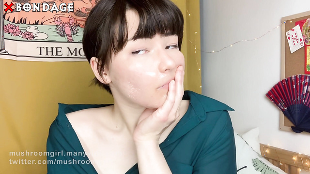 Mushroomgirl - Invisible tape gag vibrator orgasm