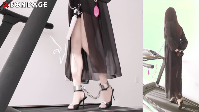 Chinesse Bondage - High heels meet handcuffs and shackles