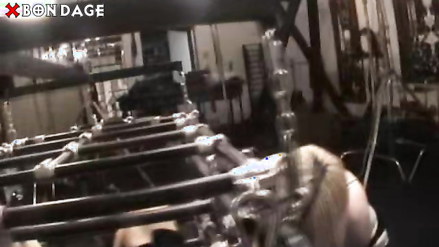 Alice In Bondage Land - Suspended Cage Electric CBT Part 1