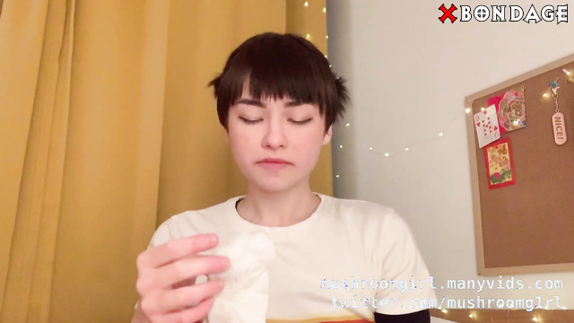 Mushroomgirl - Sock in mouth with gag