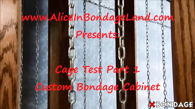 Alice In Bondage Land - Cage Test 1 Cabinet