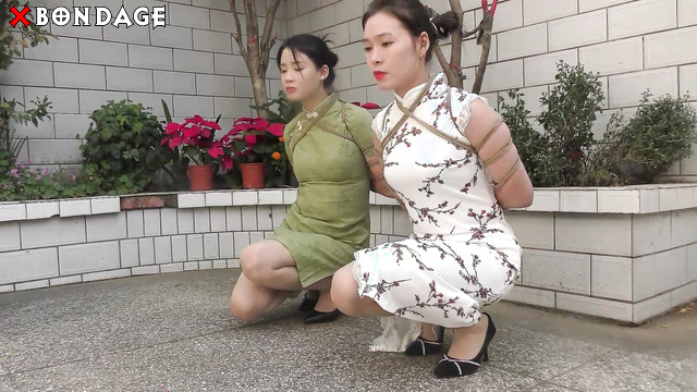 Chinesse Bondage - Punishment of two Asians