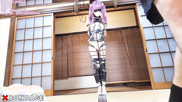 Chinese Bondage - Rope Girl with Double Pigtails