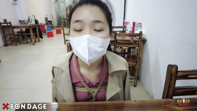 Chinese Bondage - Asian Girlfriend Tied Up Gagged and Humiliated
