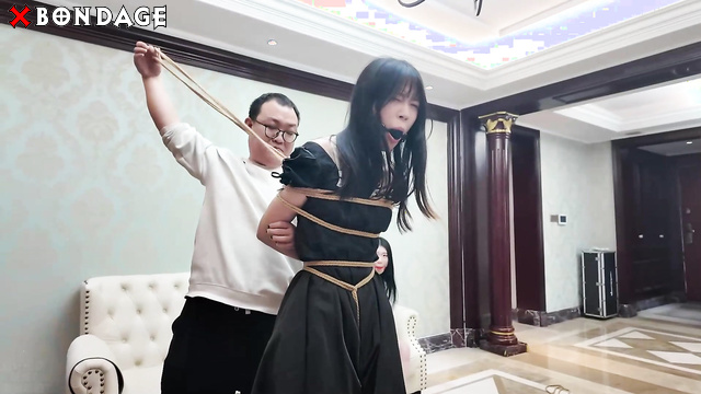 Chinese Bondage - Bondage and Tickling Party For Naughty Girls