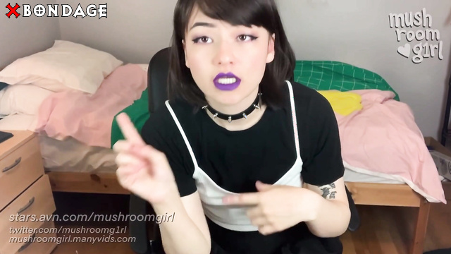 Mushroomgirl - Cute Asian Tied to a Chair for a Hitachi Masturbation Act