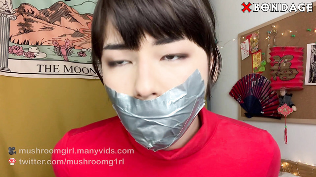 Mushroomgirl - Sexy Brunette Bound and Gagged with your Friend