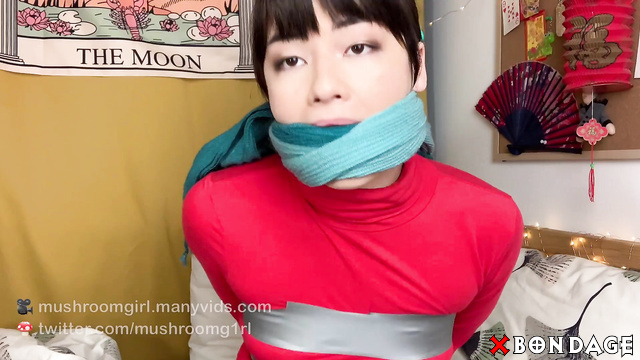 Mushroomgirl - Sexy Brunette Bound and Gagged with your Friend