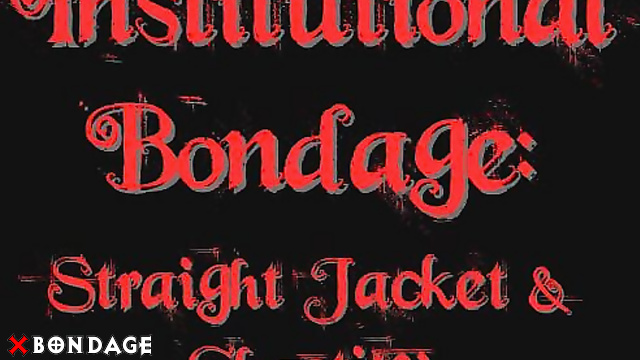 Alice In Bondage Land - Institutional Straight Jacket and Chastity