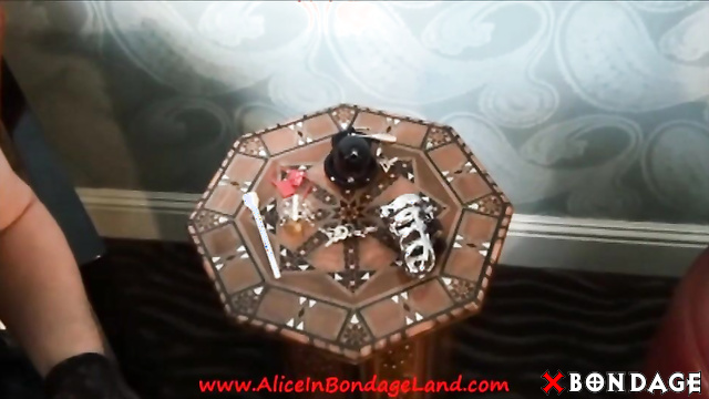 Alice In Bondage Land - Chastity Fashion Show Kalis Teeth