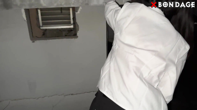 Chinese Bondage - Sexy Asian Schoolgirl Bound and Masturbated