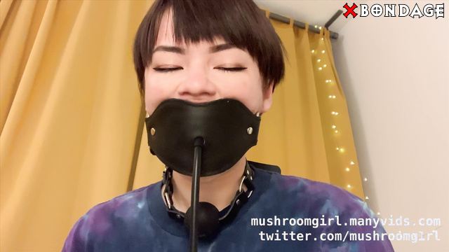 Mushroomgirl - Sexy Cute Asian Brunette Pump Gag Games