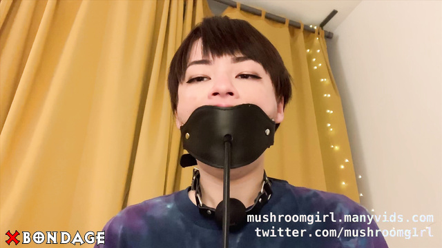 Mushroomgirl - Sexy Cute Asian Brunette Pump Gag Games