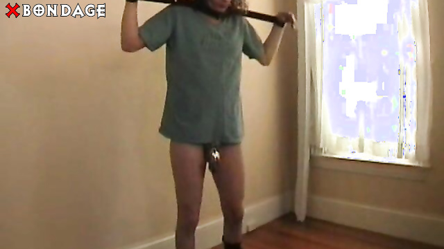 Alice In Bondage Land - Inspector Lady Captured And Spanked Her Slave In Iron Rigidstock