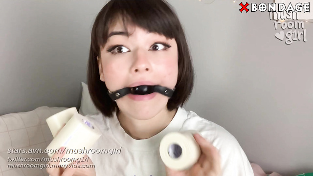 Mushroomgirl - Sexy Cute Asian Brunette Gag Talking
