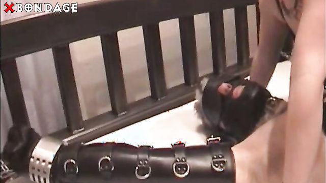 Alice In Bondage Land - Eagle Tied Male Slave Hardly Dominated