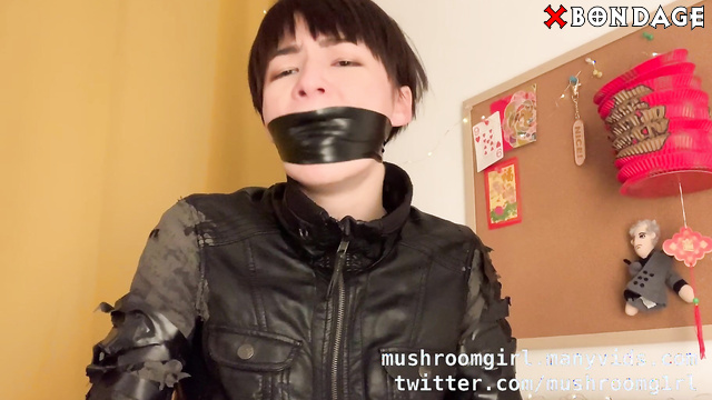 Mushroomgirl - Sexy Asian Brunette Gags Herself