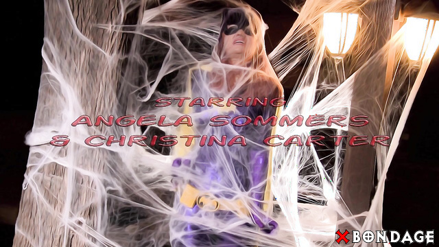 Bondagecafe - Batgirl vs Black Widow Caught and Bound in Belts