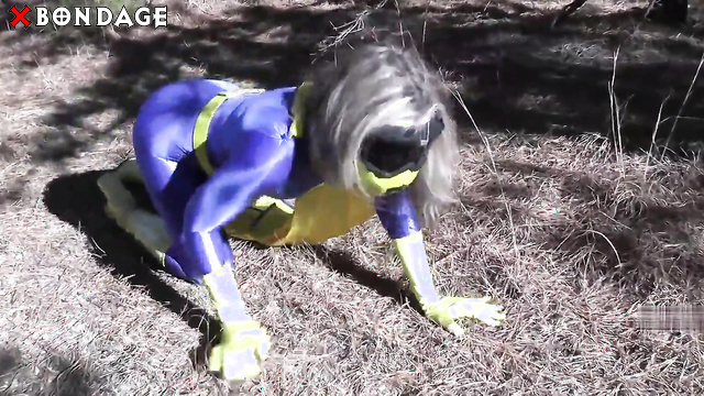 A Hot Superheroine Captured Tied Up and Fucked