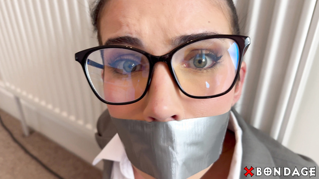 Tatti Roana Bondage - Sexy Business Woman Tatti Taped and Fucked