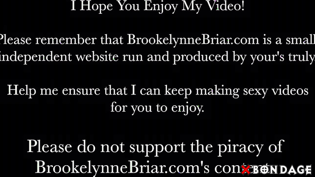 Brookelynne Briar - Sexy Slutty Brunette Gets Multiple Orgasms In Self Bondage