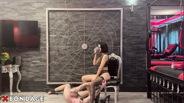 Jolie Berrie - Predicament Bondage And Foot Worship: Ass Smothering Part 2