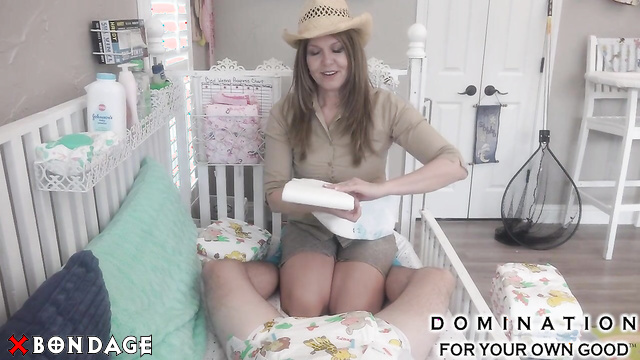 Domination For Your Own Good - Huntress Miss Katherine's Diaper Expedition Encounter And Restraint