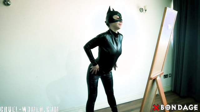 Cruel Restraints - Handcuffed In Chains Sexy Cat Woman: Special Bondage In Chair