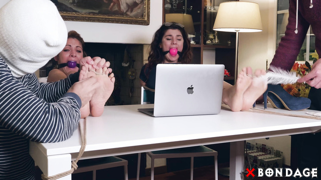 Layla Bondage Addiction - Lazy Secretaries Alba And Laura: When Evening Plans Go Wrong