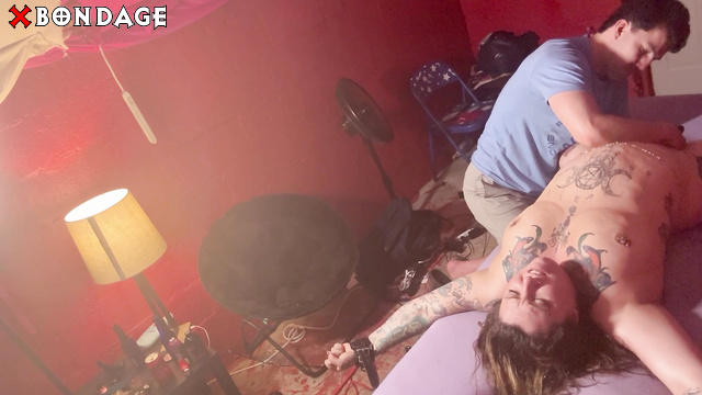 StarrandJewel'sDungeonofDominance - Tattoed Slut Starr Tied Up And Tickled