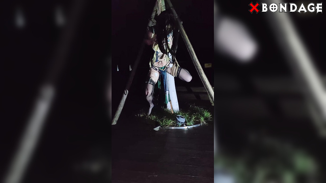 She Understands Pet Language Via Outdoor Tasks With Her Collared Slave