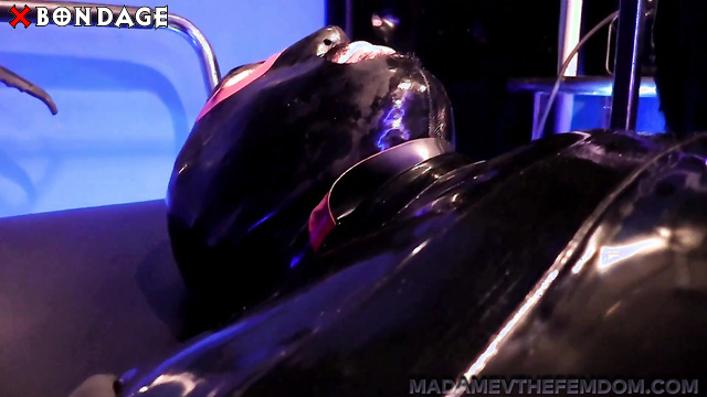Madame V The Femdom Productions - Hot latexed Male Slave Domination