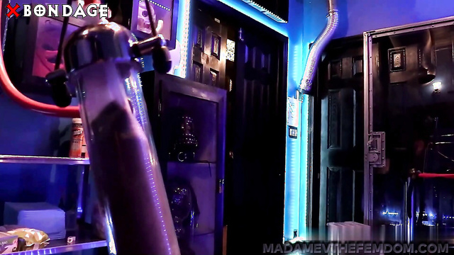 Madame V The Femdom Productions - Hot latexed Male Slave Domination