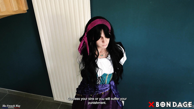 The French Way Tickling -Bound Lesbian Girl Armpit, Legs And Belly Tickling