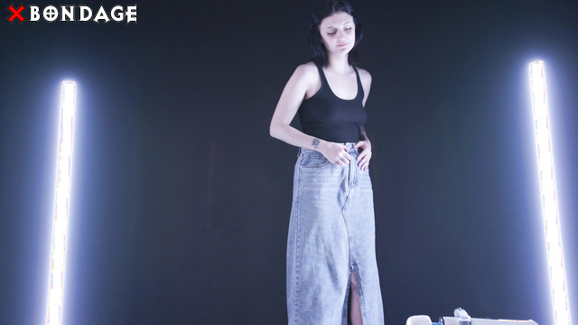 Cinematickink - Cuffed Brunette Vivian Greene Fucked On The Floor