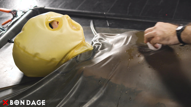 Cinematickink - Cherry Winters In Vacbed Rubber Bondage Got Multiple Orgasms