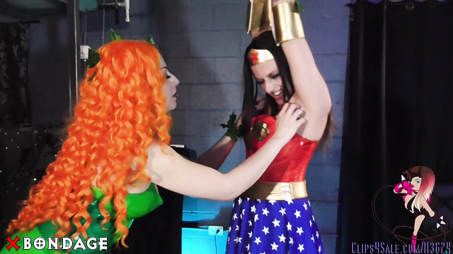 Miss Isobel Devi - Cosplay Superheroines Face Ticklish Torment in Dungeon