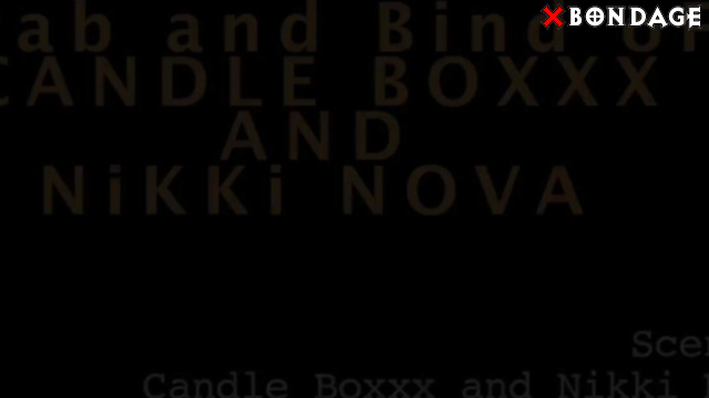 FM Concepts 1080p Bondage Store - Topless Bound And Gagged Candle Boxx With Nikki Nova