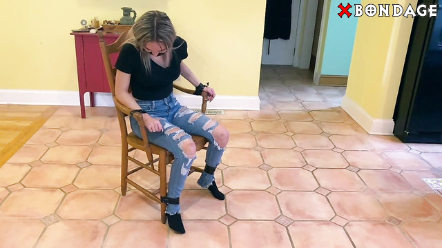 Tied Tales - Rosie Satin’s Capture: Blake Lavista Tied To Chair