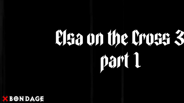 Depraved world - Solo Naked And Oiled Busty Elsa On The Cross BDSM Part 1