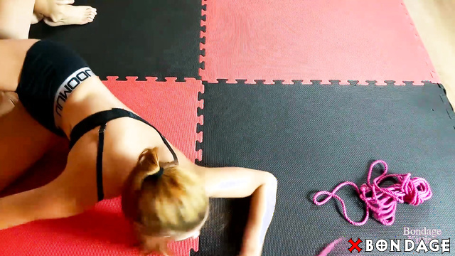 Bondage Kitties - Hot Babe Lex Vs Weak Jack: Mixed Wrestling Bondage