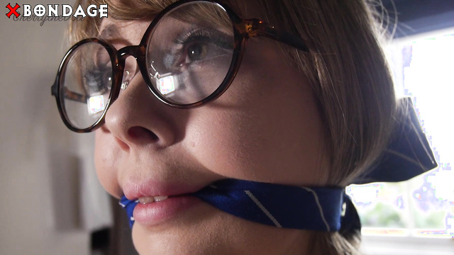 EveryDayBondage - Schoolgirl Big Tits Punishment With Tight Bound