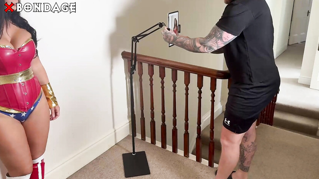 Tatti Roana Bondage - Shackled & Chained Wonder Woman Fucked Hard