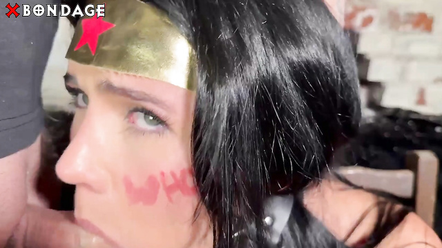 Tatti Roana Bondage - Shackled & Chained Wonder Woman Fucked Hard