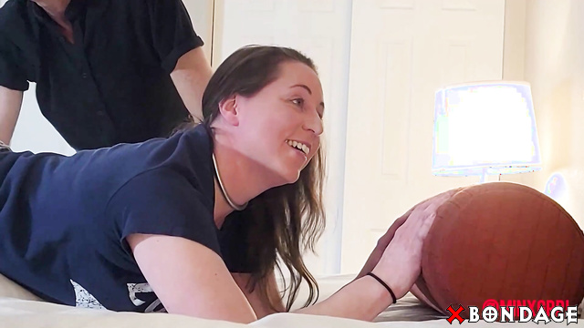Minx Grrl's Fetish Corner - Hard Beating for British Hotwife: Smacking Her Big Ass in Blue Jeans