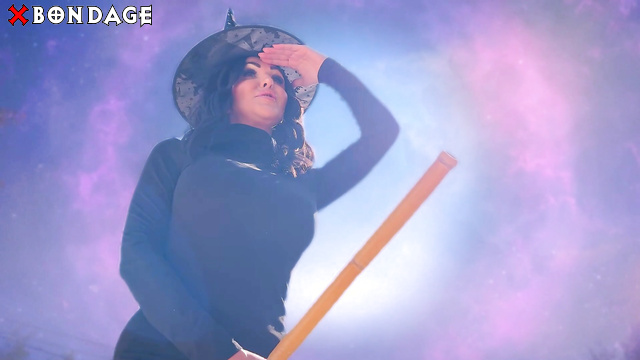 Latina Bondage - Busty Witch Scarlett Rose Captured And Tied In Helpless Strict Hogtied