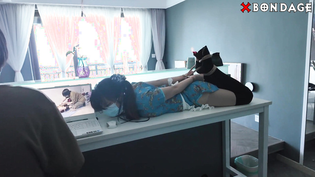 OrangeXXOO Bondage - Punishing The Twin Tailed Waitress In Sexy National Suit