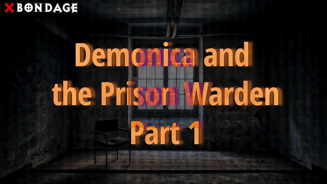 Depraved world - Whipping Skinny Demonica By Brutal Prison Warden Part 1