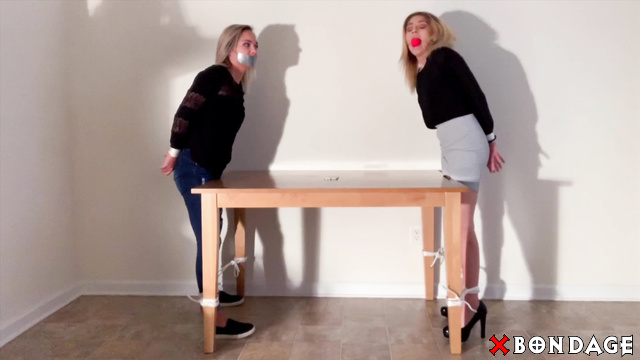 Tied Tales - Blake LaVista And Rosie Satin Bound And Helpless In Fiery Captive Desire