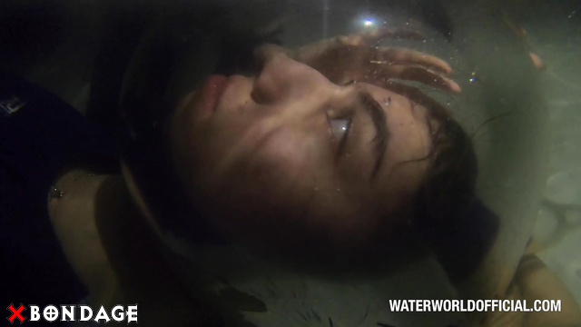 Water World - Niel Training In Bathroom And Pool Her Mega Breath Control